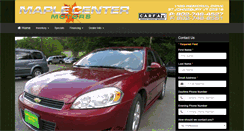 Desktop Screenshot of maplecentermotors.com